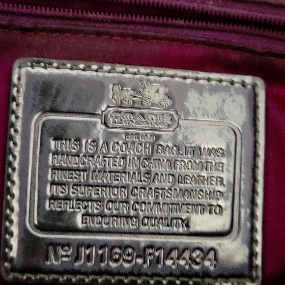 Coach Poppy 1941 Lurex Purse - Black/Silver - Picture 4 of 8